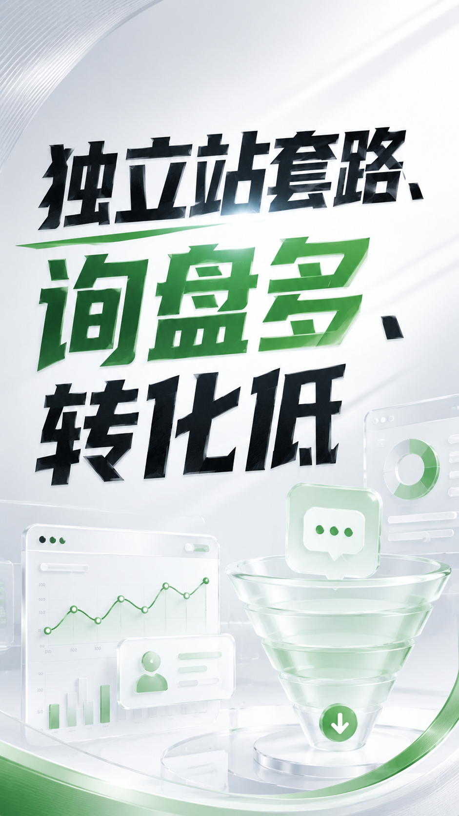 独立站套路：询盘多，转化低